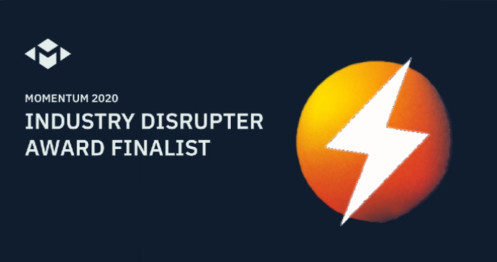 BUNDLAR Industry Disruptor Award Momentum awards logo
